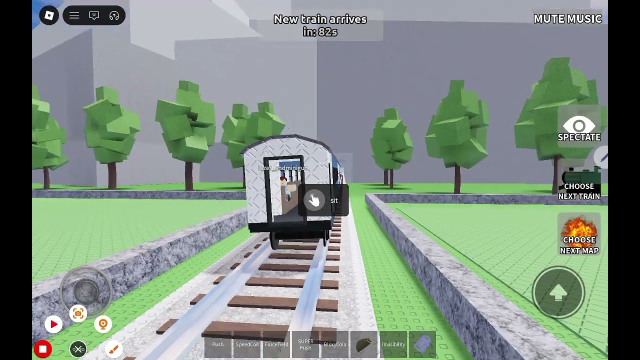 Граємо вижи в поїзді🚓💥🚊🚋🚋🚋🚊
