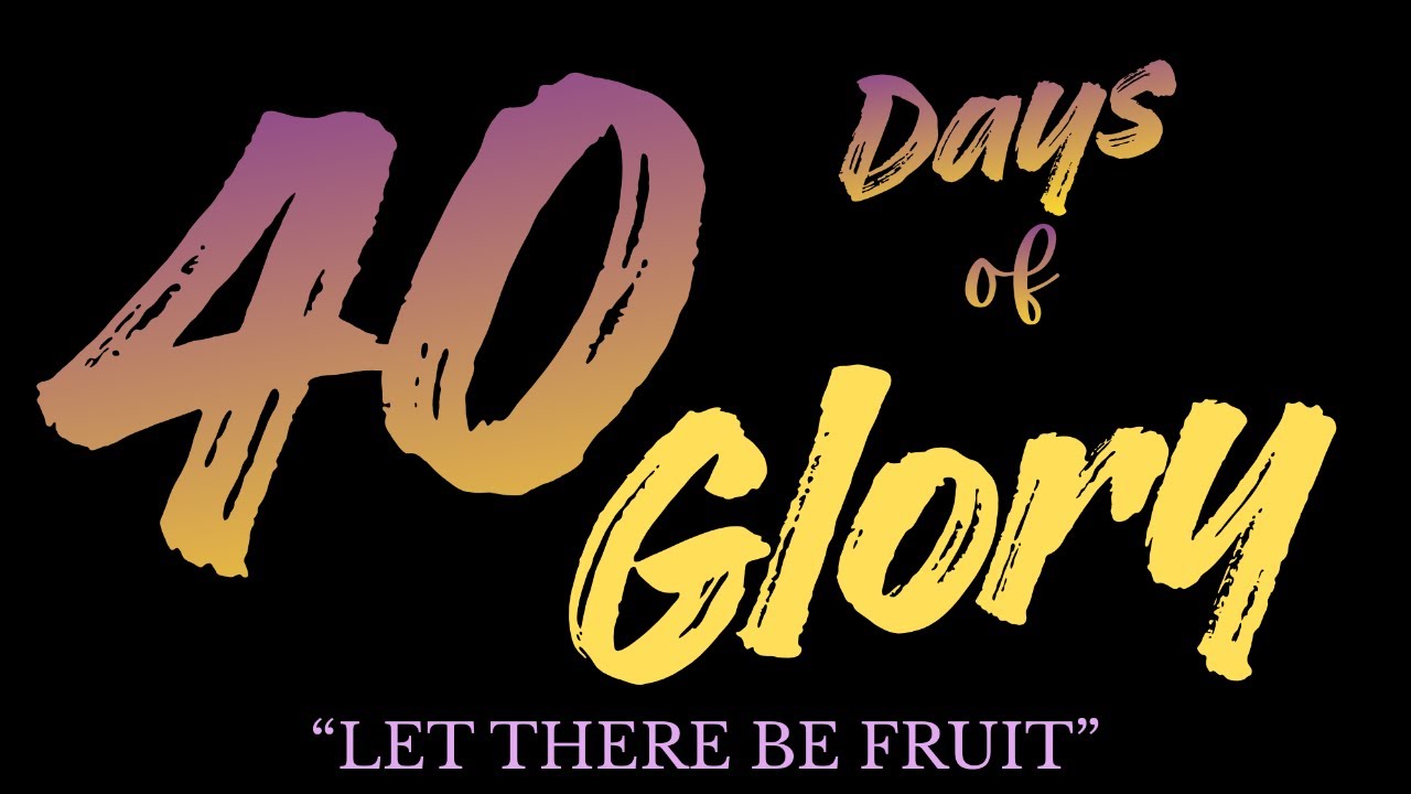 40 Days of Glory Prayer - Day 4 with Minister Lashana Shubert