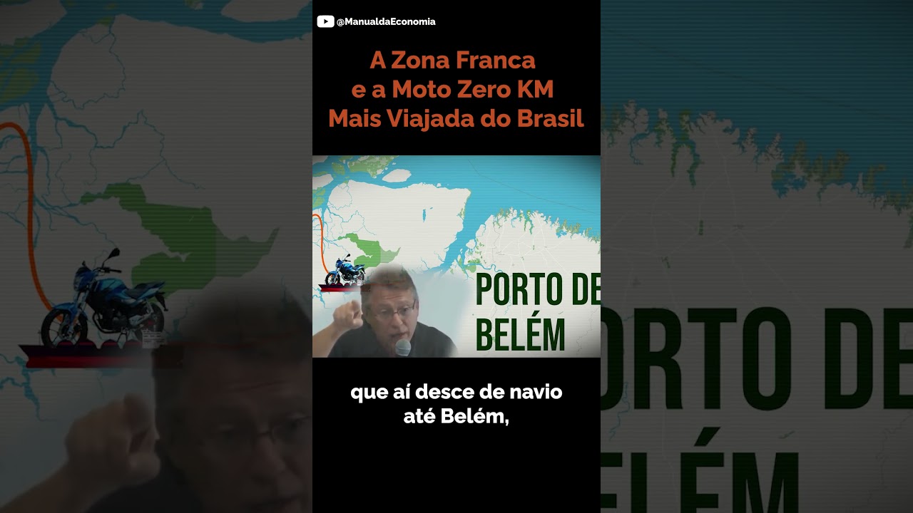 A Moto Zero KM Mais Viajada da Hist&oacute;ria #brasil #manaus #zonafranca #economia #moto