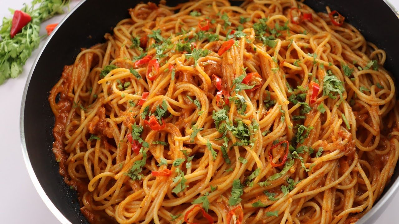 Spaghetti Recipe,Quick And Easy Recipe,Creamy Cheesy Spaghetti By Recipes Of The World