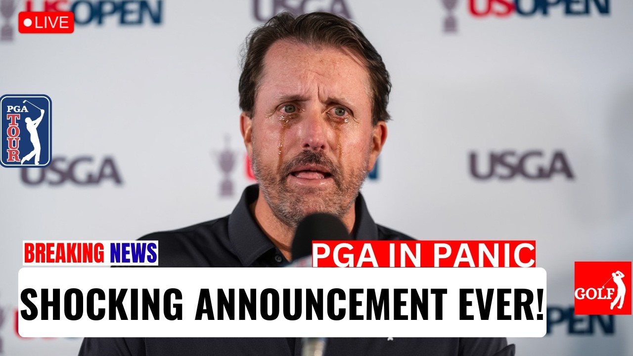 🚨 OMG! URGENT! Phil Mickelson Just ANNOUNCED Shocking News — Golf World in Shock!
