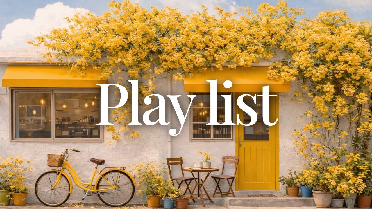 Playlist🎧따사로운 봄날의 음악 🌿Soft Spring Pop  | ☕ Work | Study | Focus | Lo-fi | Café Jazz | Chill Beats