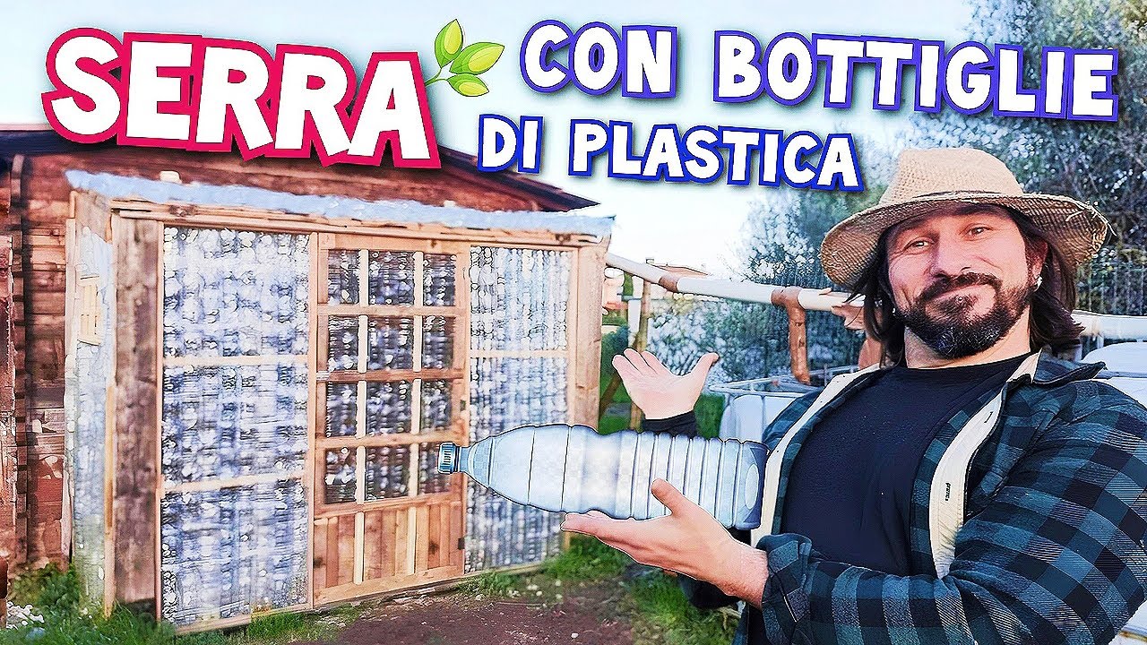 Ho costruito una serra con bottiglie di plastica - un progetto di riciclo utile e economico.