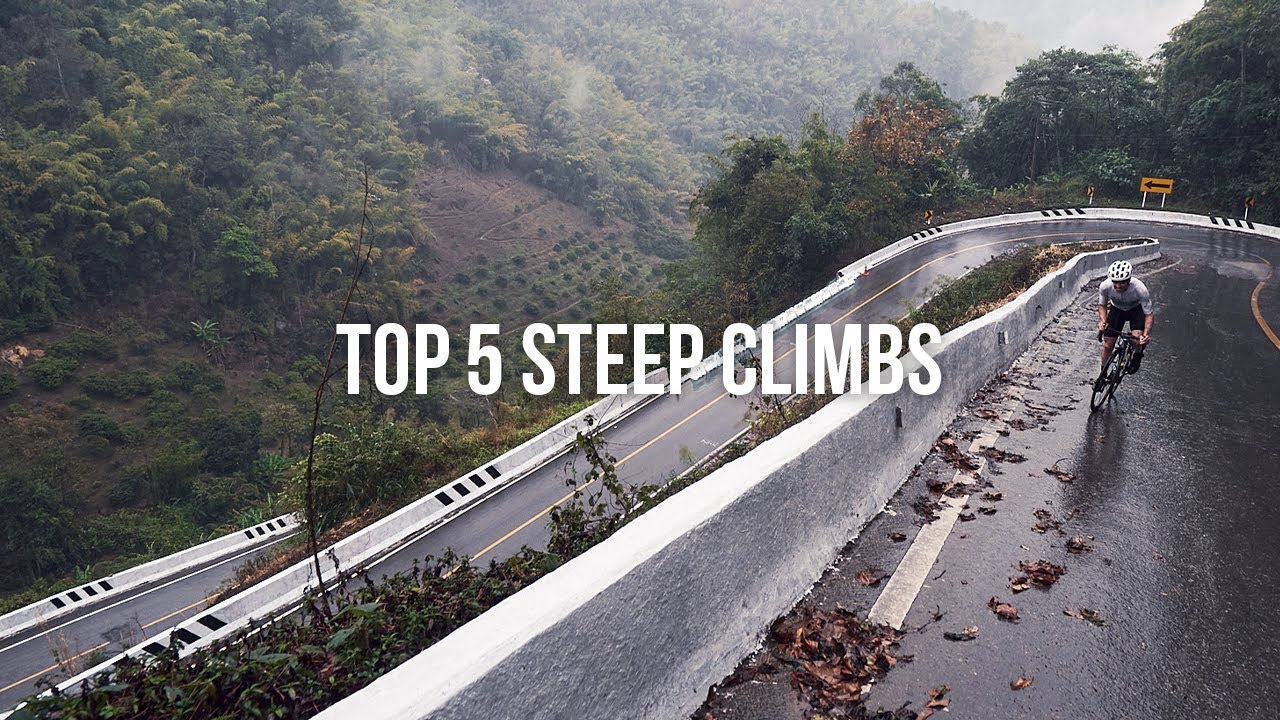 these are 5 of the STEEPEST CLIMBS in the WORLD!