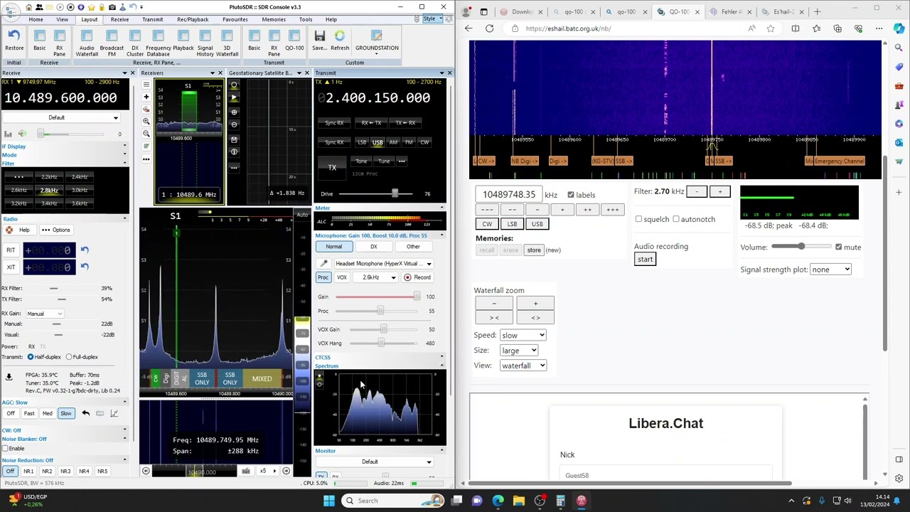 VIDEO 4 JUSTERING af UPDWN CONVERTER og QSO