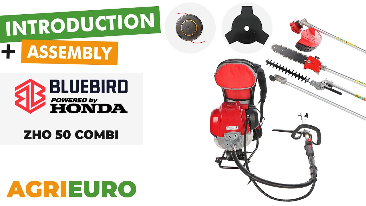 Honda ZHO 50 COMBI Petrol brush cutter - Blue bird shaft - Presentation and assembly
