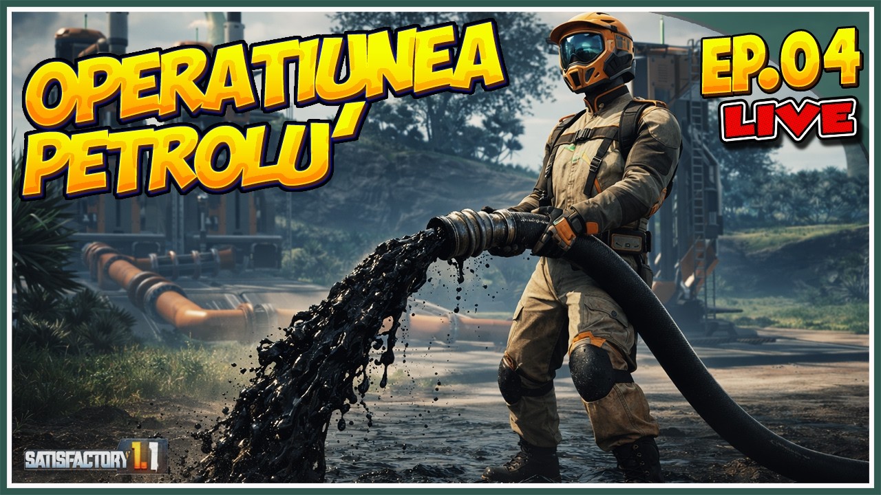 PUN BAZELE NOULUI IMPERIU PETROLIER | SATISFACTORY 2026 | EP 04 🔴 🅻🅸🆅🅴