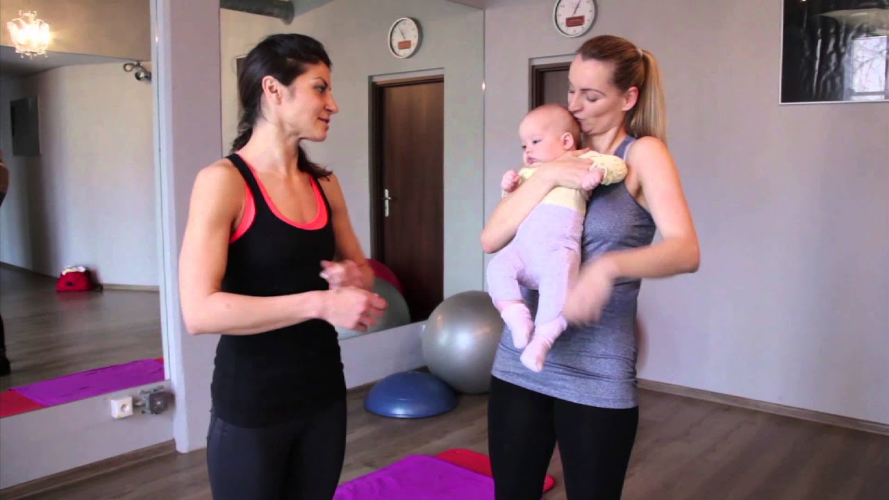 Mama w formie -  ćwiczenia z niemowlakiem cz.1