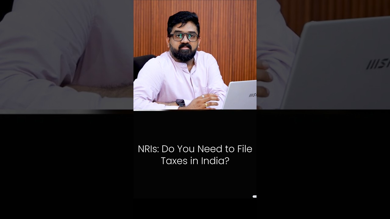 Do NRIs Need to File ITR in India? | NRI Tax Filing Explained (2025)#taxtalesbyscs #inxsmusic #nri