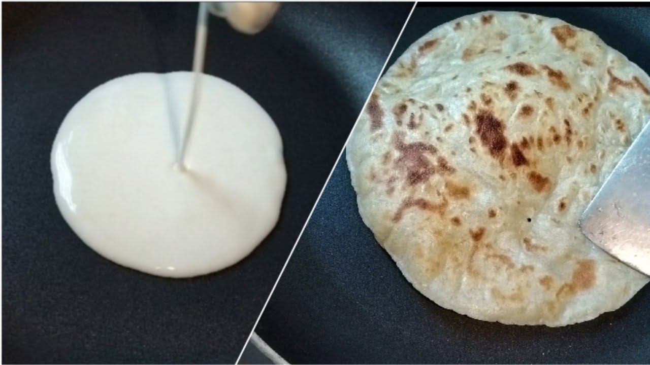 3 Minute Liquid Dough, Garlic Flatbread | No Yeast No Rolling, Quick and Easy Garlic Naan