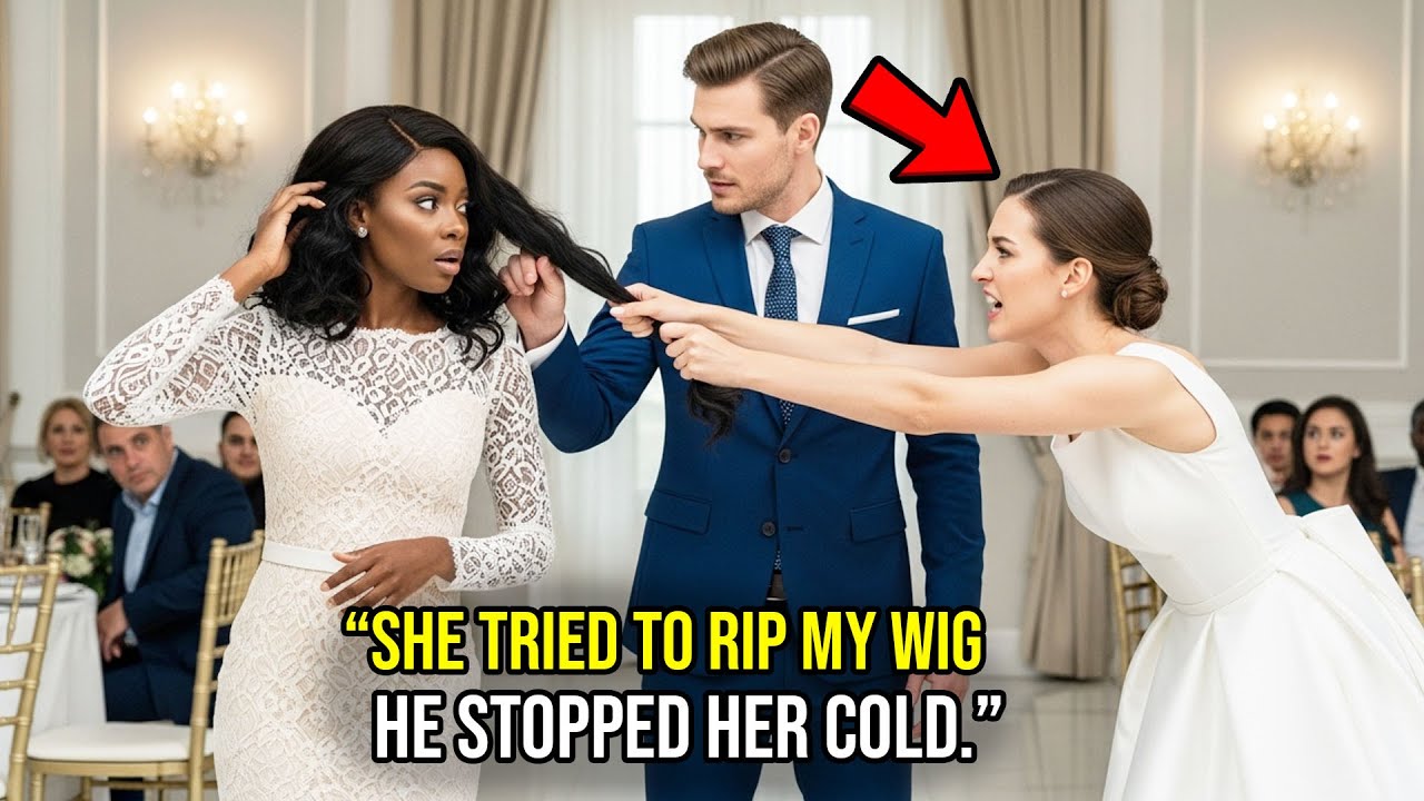The Millionaire’s Bride Tried to Rip Off the Black Woman’s Wig — But Her Husband Stopped Her with...