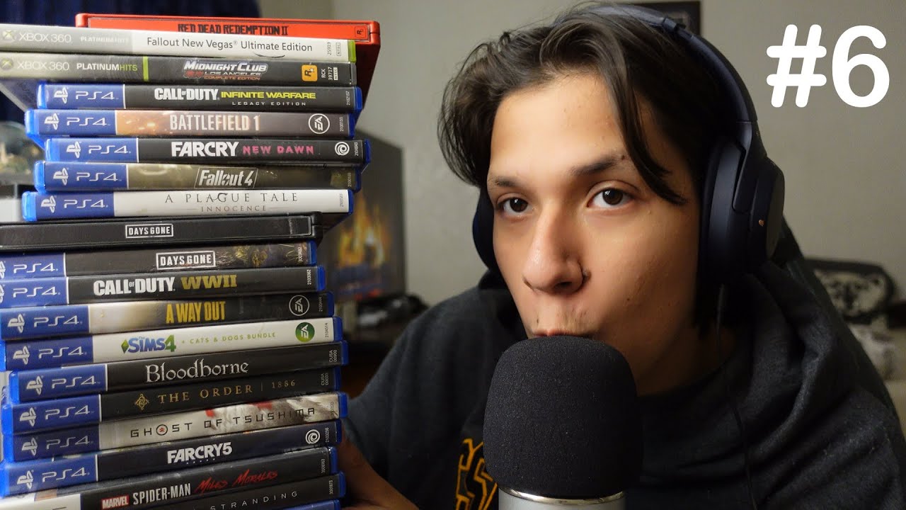 ASMR My Video Game Collection (Switch, PS4/5)