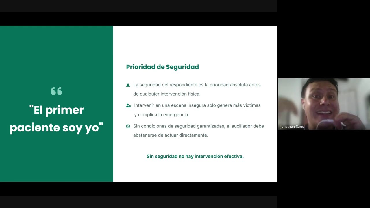 Primeros Auxilios | Sesión 2: Bioseguridad y Seguridad del Respondiente