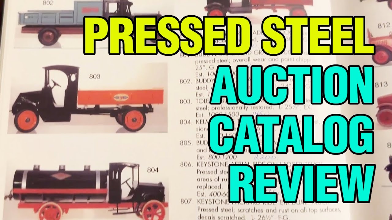 BuddyL Pressed Steel Auction Catalog Review Antique Toys