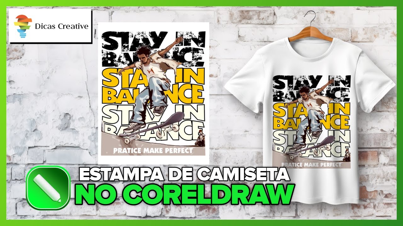 Quer criar estampas incríveis para suas camisetas usando o corel draw?