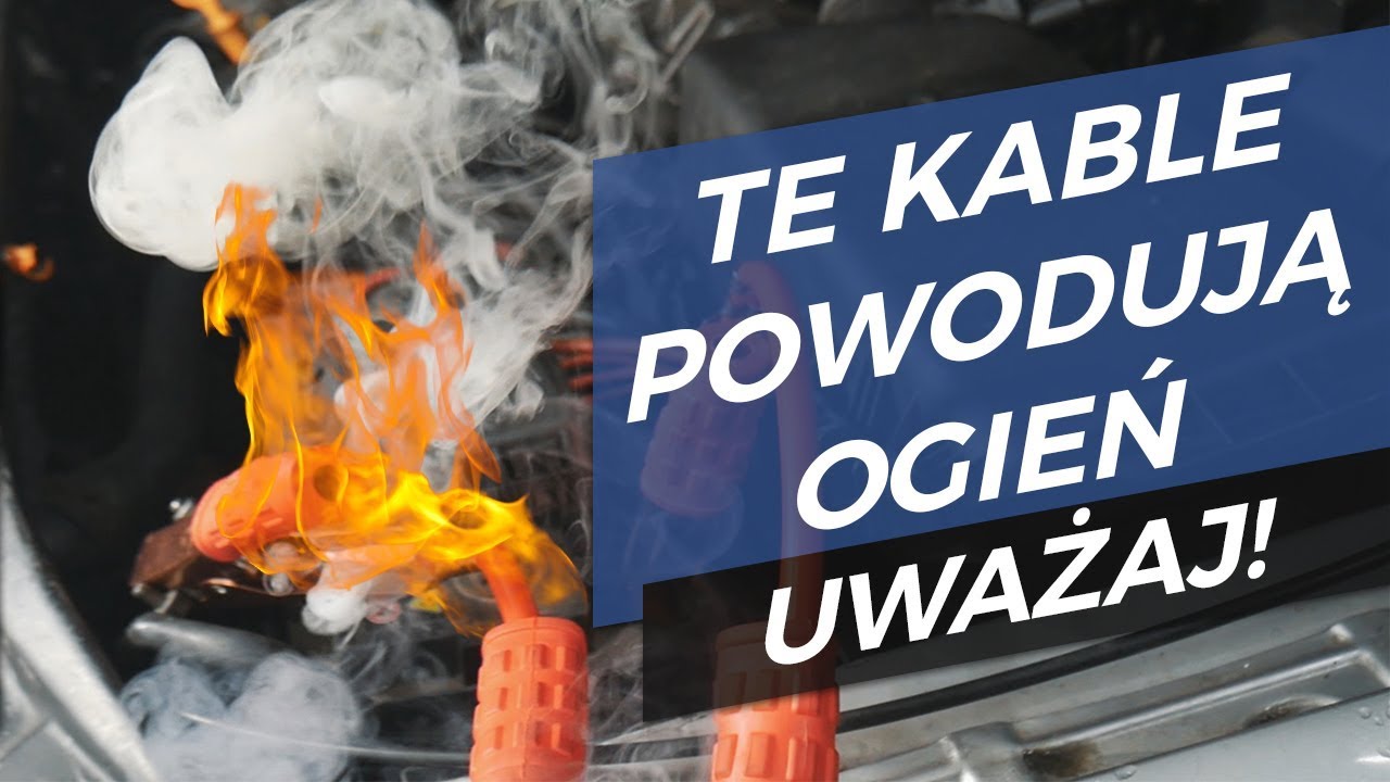 Oto jak chińskie kable rozruchowe mogą spowodować POŻAR! TEST CHIŃSKIE vs POLSKIE