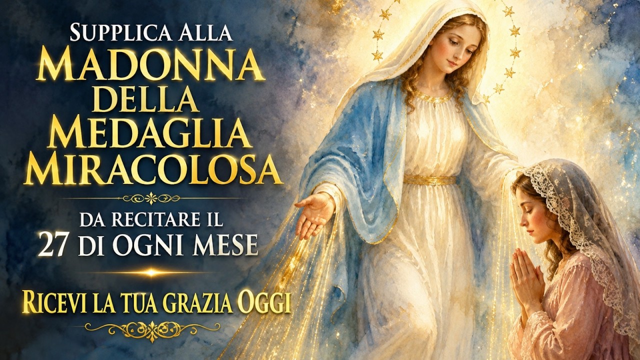 Supplica alla Madonna della Medaglia Miracolosa (Ore 17): Preghiera Potente per una Grazia Urgente.