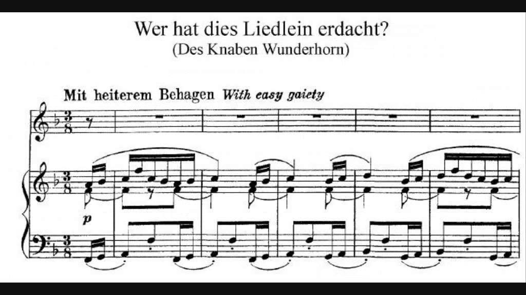 Gustav Mahler - Des Knaben Wunderhorn