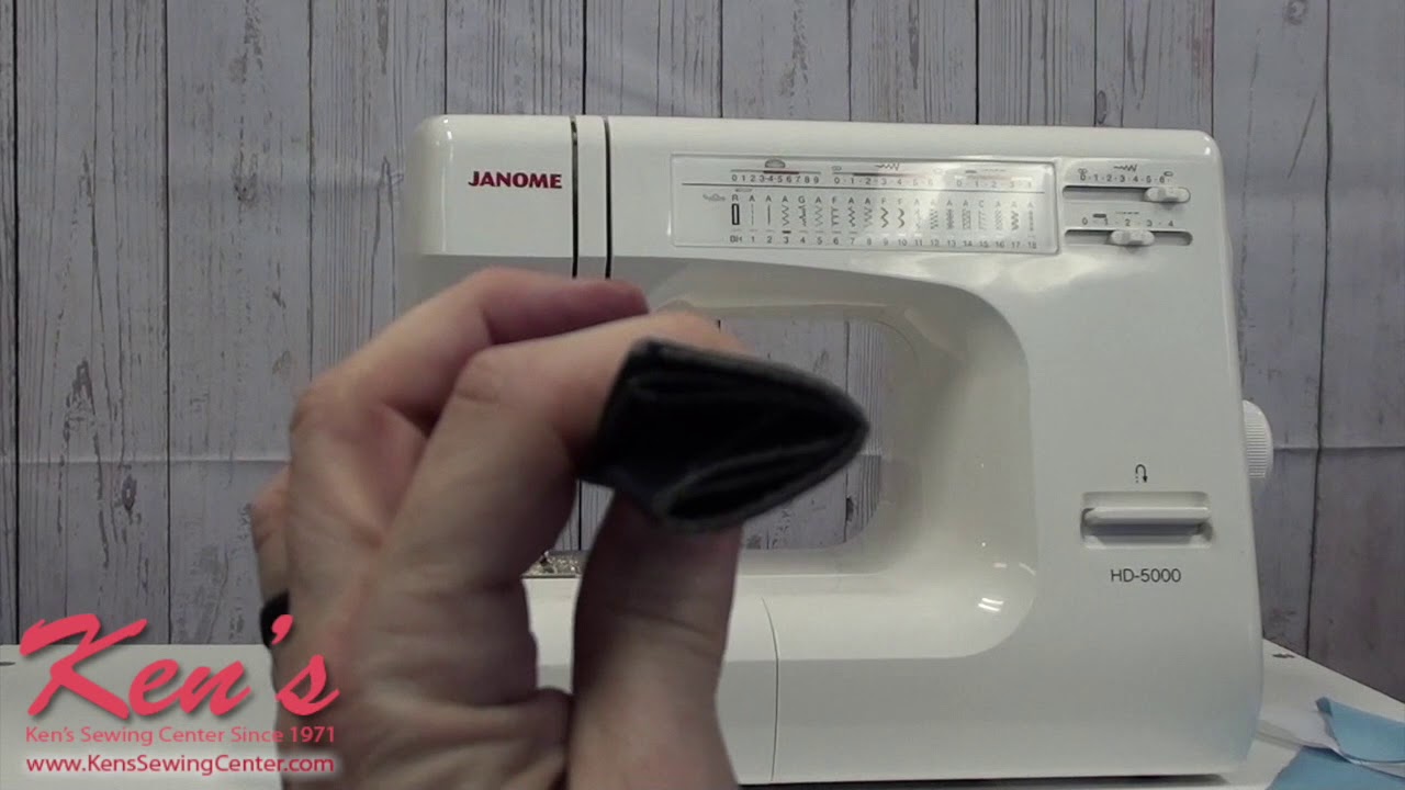 Демонстрация сверхмощной швейной машины Janome HD5000 от Ken's Sewing Center в Масл-Шолс, штат Ал...