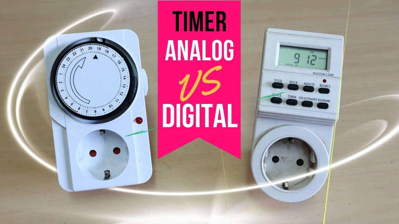 Cara Setting Timer Analog dan Timer Digital