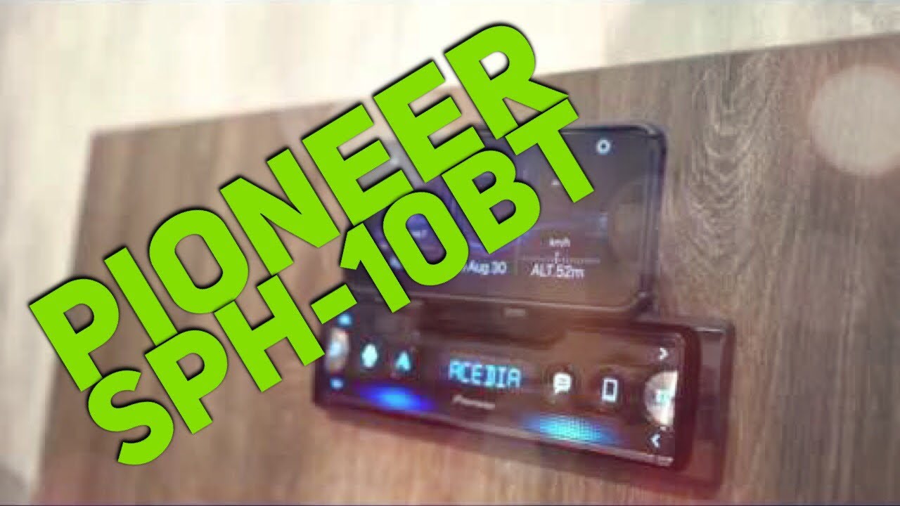 Pioneer SPH-10BT Smartphone Stereo Head Unit Overview