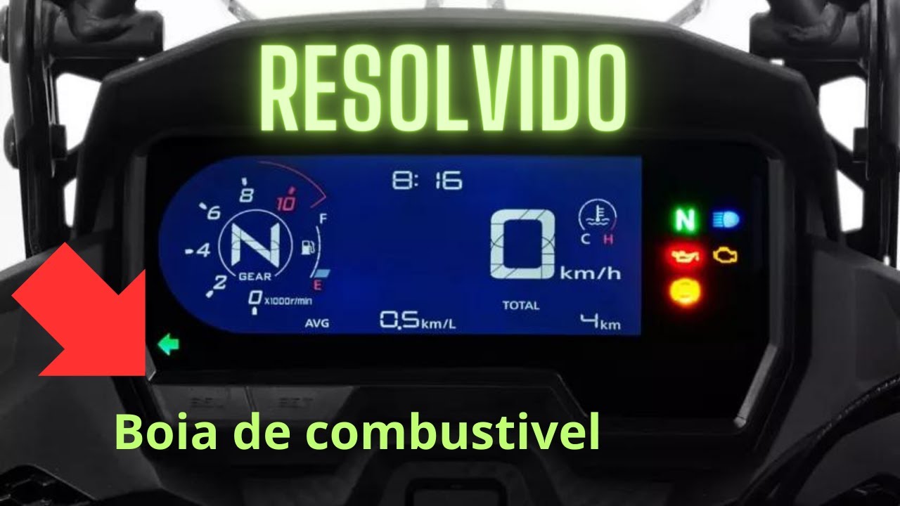Problema Resolvido na CB 500X: Marcador de Combustível Está Funcionando Perfeitamente Após Resparo