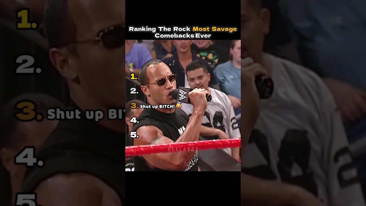 Most Savage Comebacks Of The Rock! 🔥