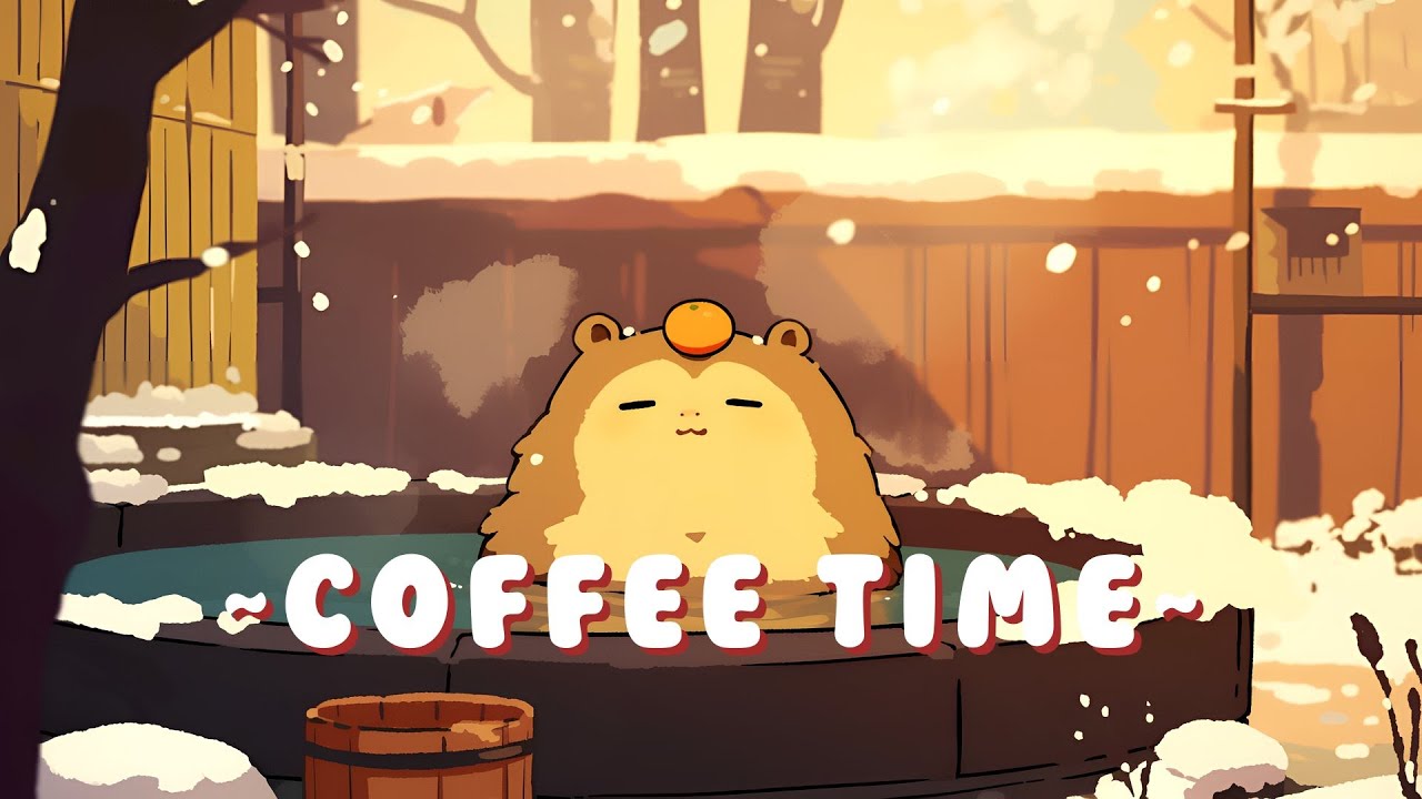 [Full Hour] Capybara Beats & Lofi | Peaceful Beats for Studying & Relaxing 🦫 🎵 🌙 | Focus Helper