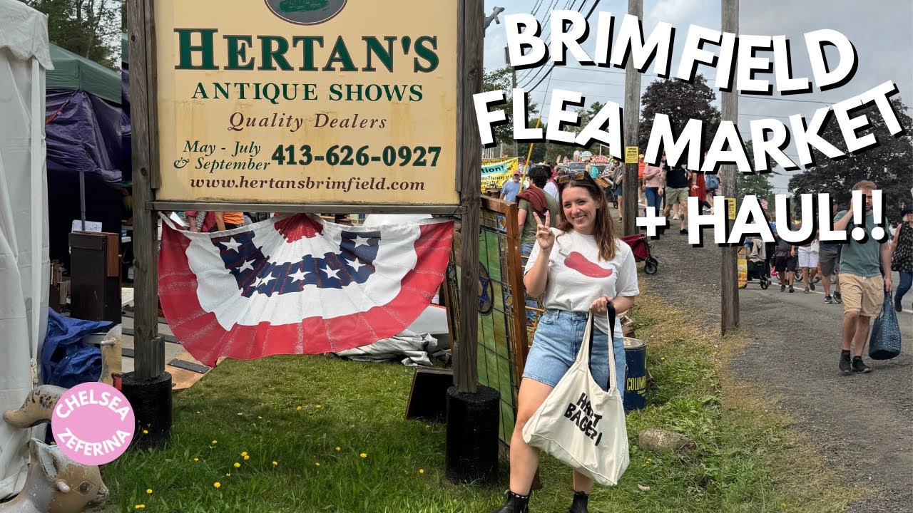 Shopping at the Brimfield Flea Market + Everything I Bought!