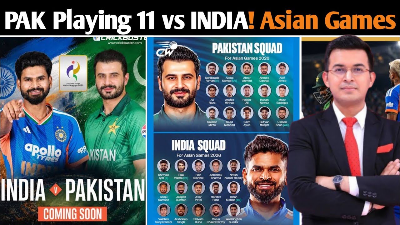 PAKISTAN PLAYING 11 VS INDIA! Asian Games 2026 | Razaullah & Maaz IN
