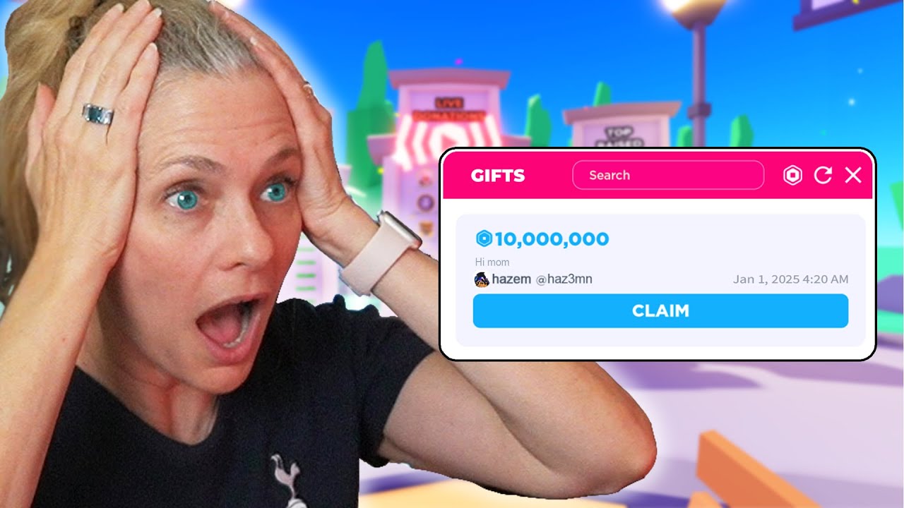 MY MOM GOT DONATED OVER 1 MILLION ROBUX