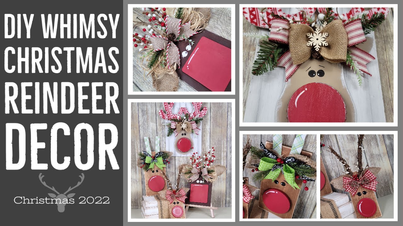 DIY Whimsy Christmas Reindeer Decor || Christmas 2022