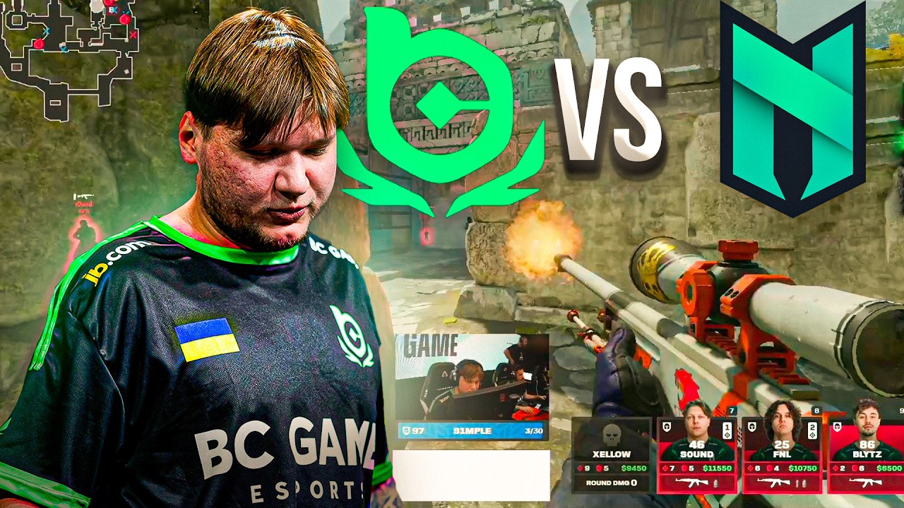 СИМПЛ на ЛАН ТУРНИРЕ! – BC.Game vs Nexus – HyperX Roman Imperium Cup VI (CS2)