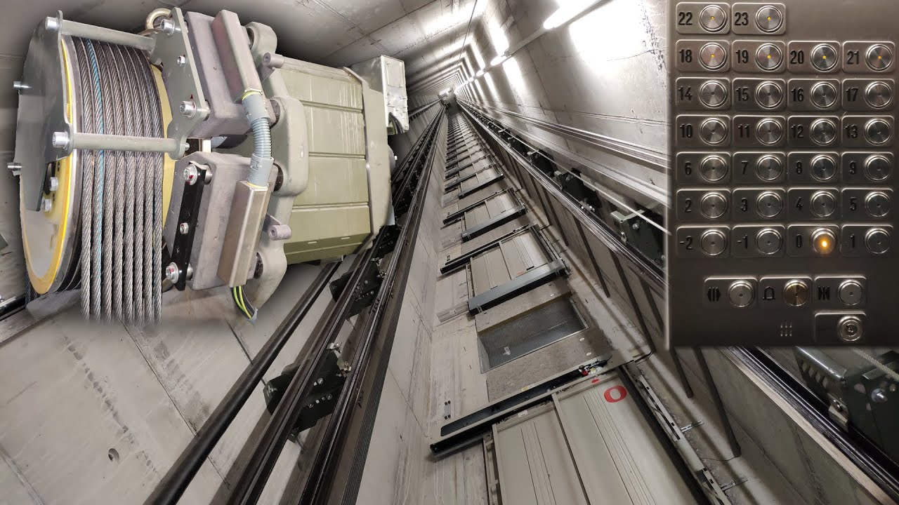 2 EPIC HIGH-RISE 2.5m/s SCHINDLER EUROLIFT MRLs in Chur, Switzerland