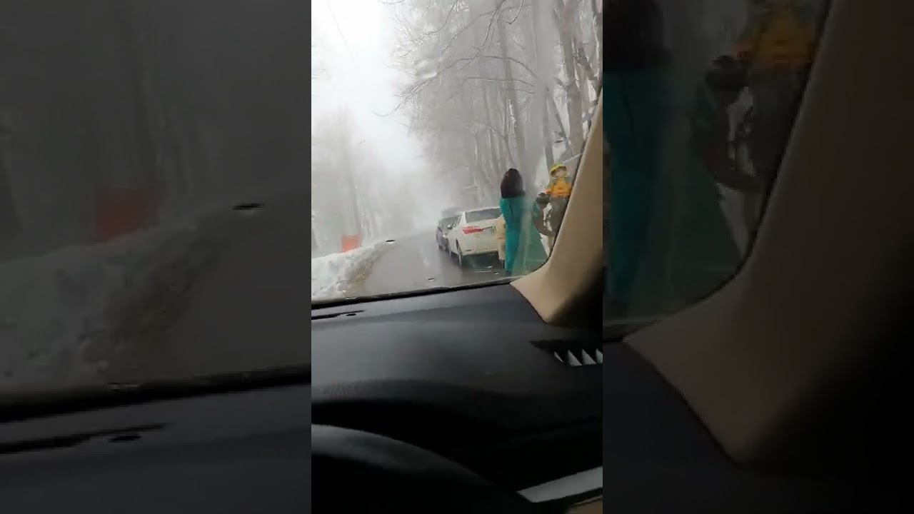 Enjoying Murree in Winters.
