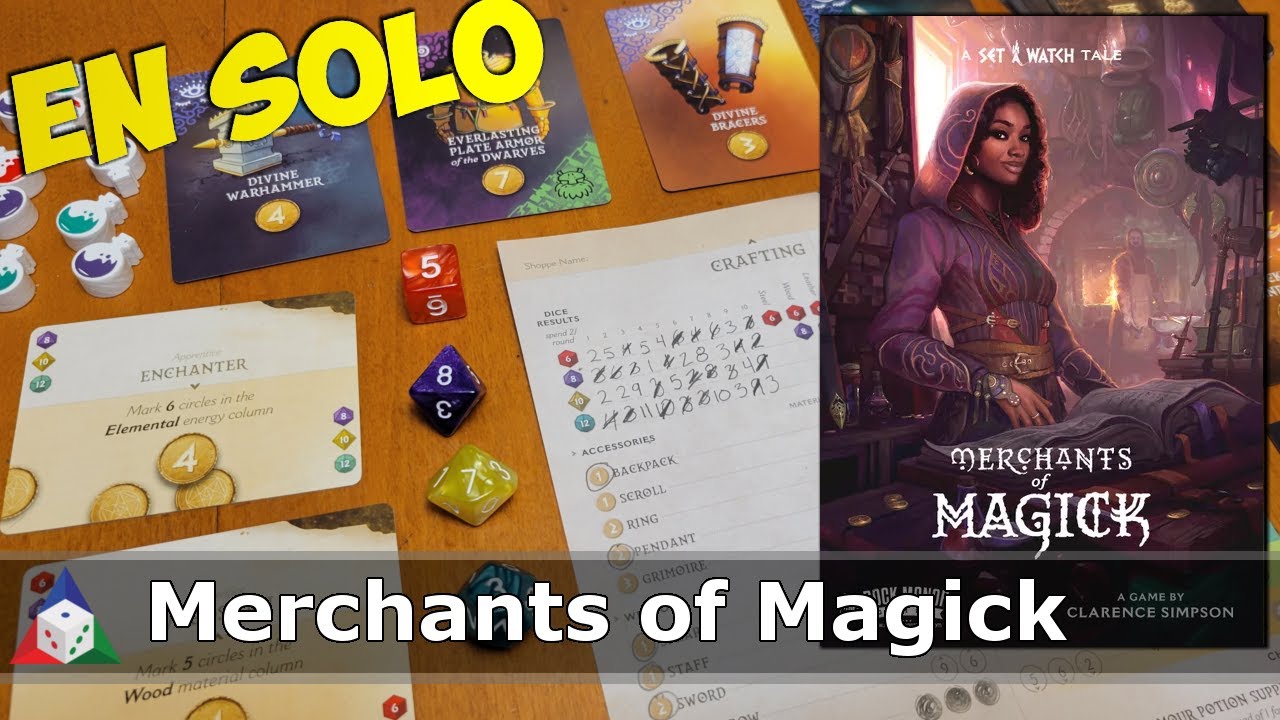 Merchants of Magick - Session de jeu en solo