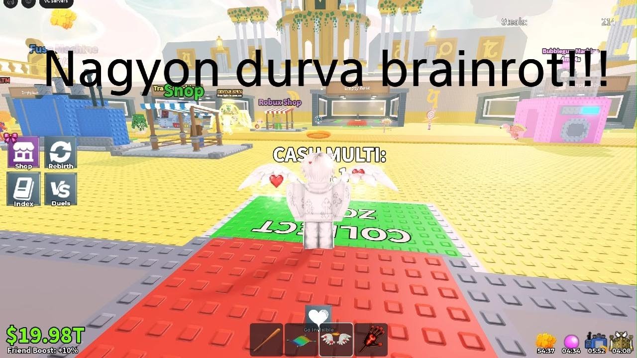 Roblox steal a brainrot (nagyon durva brainrotok!!!)
