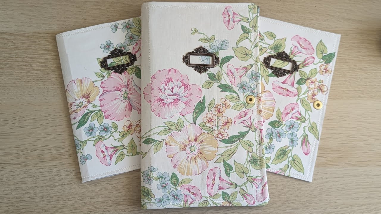 Mass Making Super Simple Fabric Journal Covers ~ Junk Journal Cover Ideas ~ Stashbusting 101