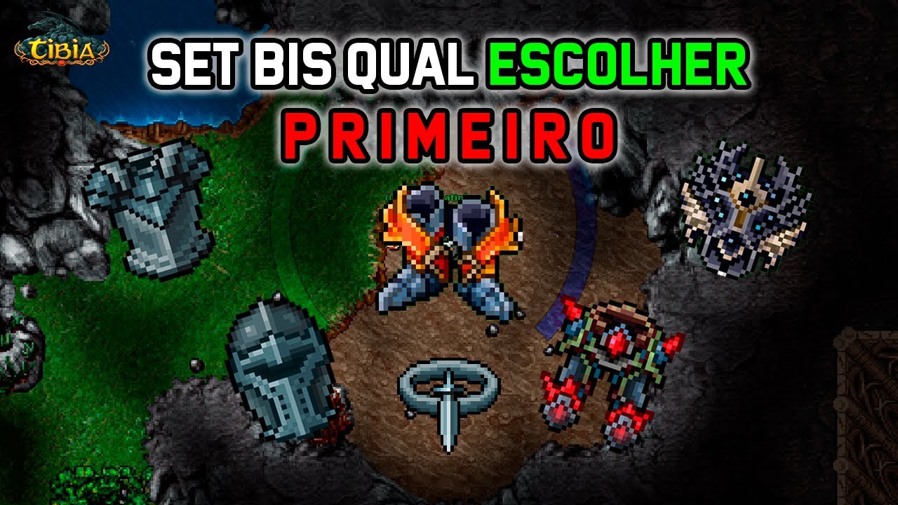GUIA SET BIS KNIGHT | Qual &eacute; o MELHOR item BIS pra come&ccedil;ar? | TIBIA GLOBAL