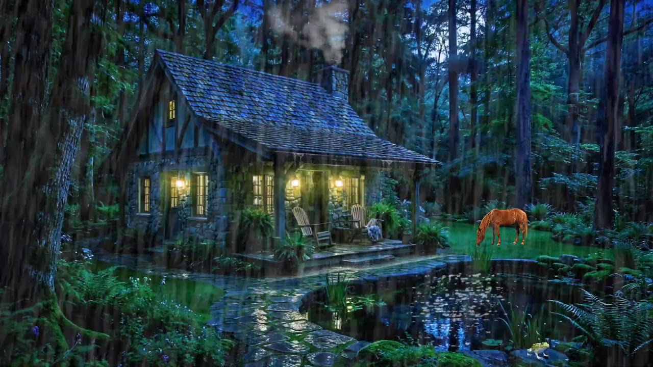 Drift Off Fast in 3 Minutes 🪵🌧️ Cozy Cabin Rain | Deep, Quiet Night Sleep