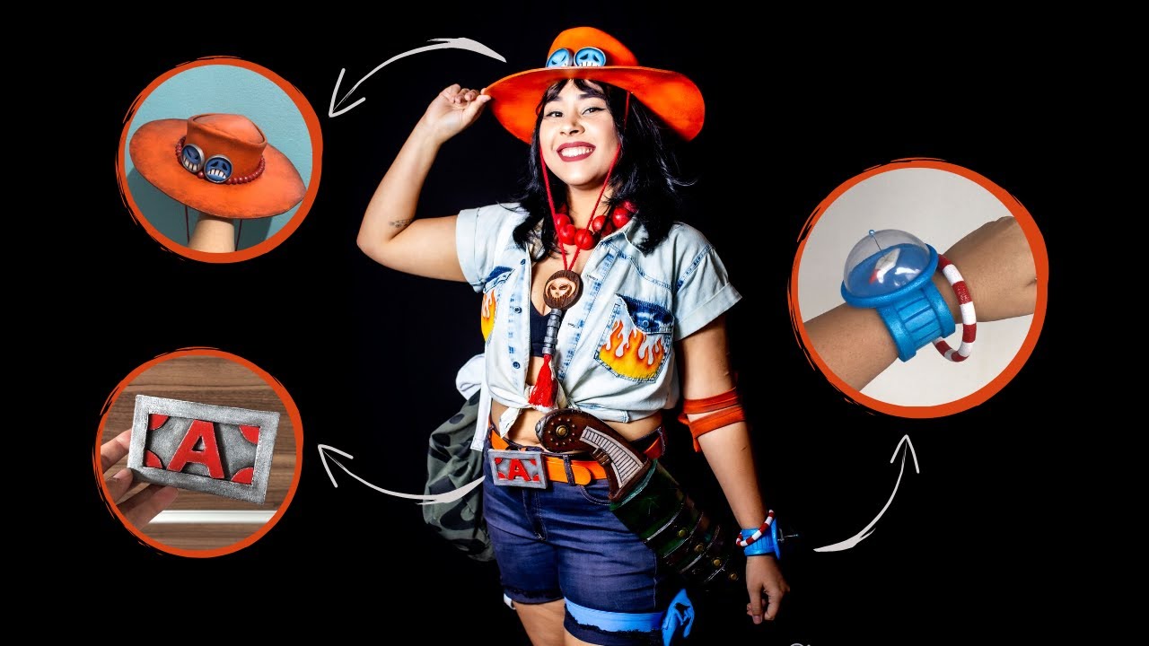 Mostrando meu cosplay do Ace | One Piece