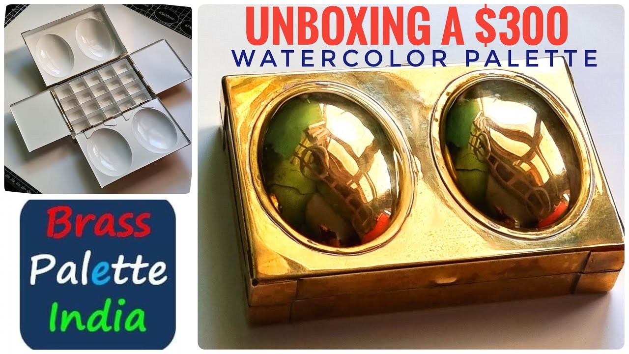 Brass Palette India Unboxing - BPI101 ROberson Palette