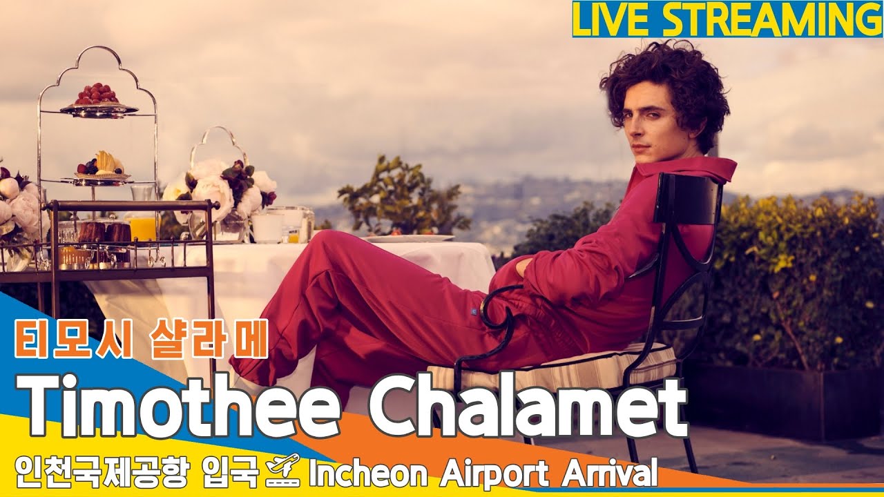 [LIVE] 티모시 샬라메, 인천국제공항 입국✈️'Timothee Chalamet' Airport Arrival 24.2.19 #Newsen