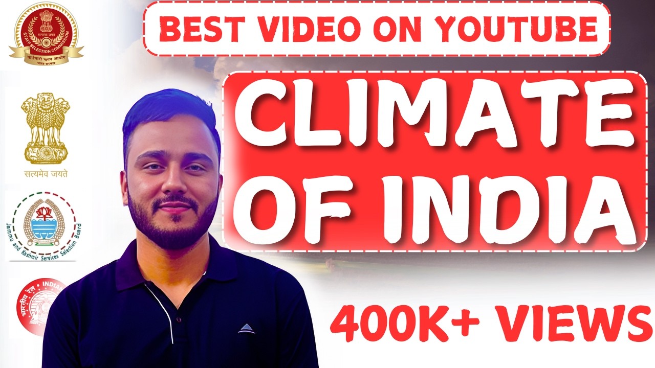 Climate of India | Indian Weather | Monsoon |  Tawqeer Sir | One Shot | For All Competitive Exams