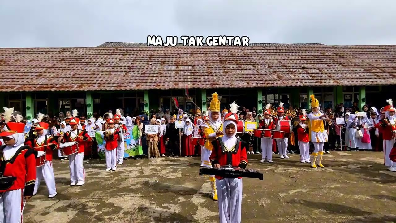 Drumband SDN SITUDAUN 01 - Pembukaan O2SN Kecamatan Tenjolaya 2025