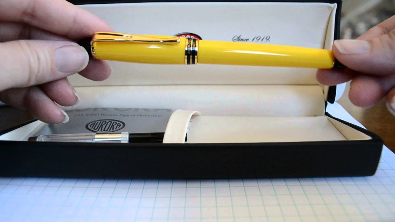 Aurora Ipsilon Fountain Pen Review - Short Video