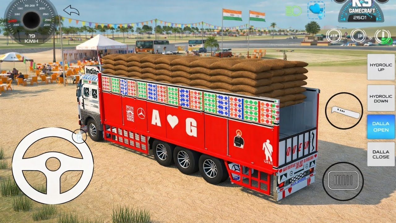 🚛City to Home Truck Journey | गेहूँ की बोरियाँ शहर से घर तक | Indian Vehicle Simulator 3D 🚛Welcome
