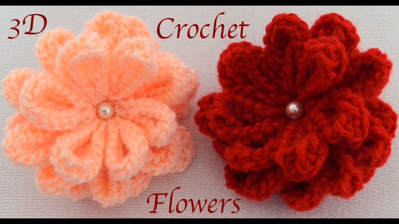 Como hacer flor moño pompon con Gancho Crochet paso a paso tejido tallermnualperu