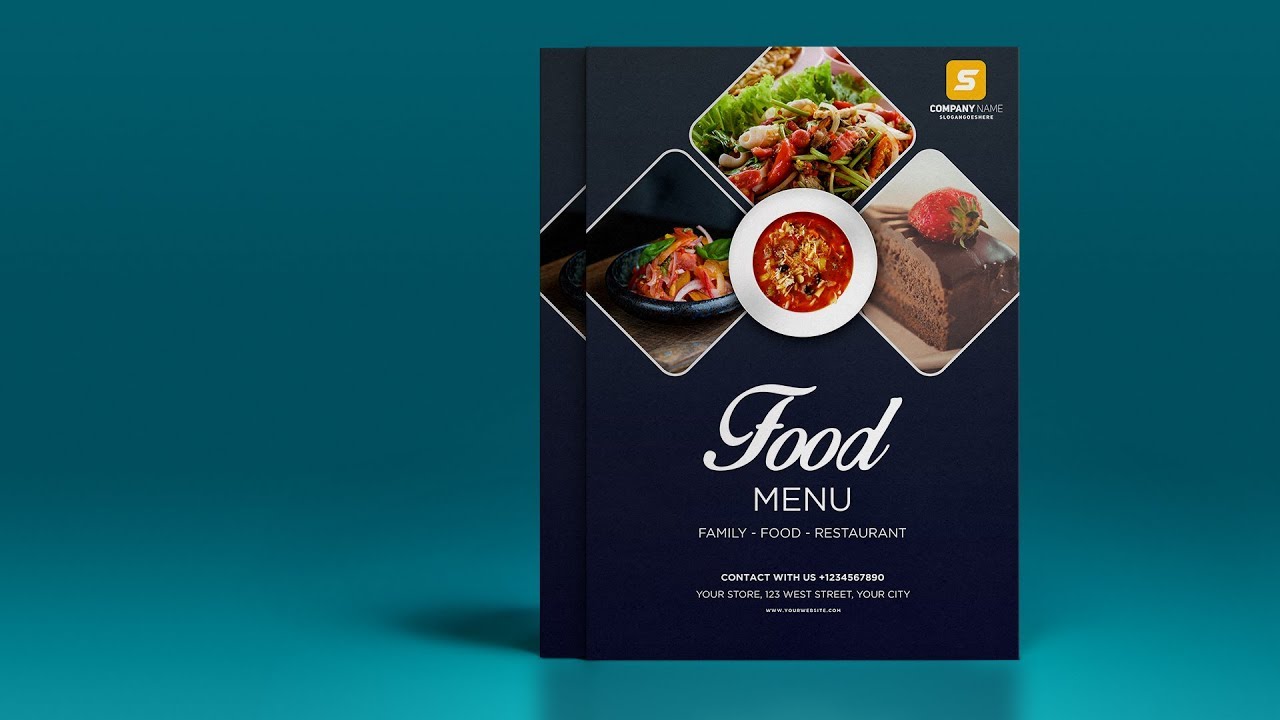 Food Flyer Design - Photoshop Tutorial