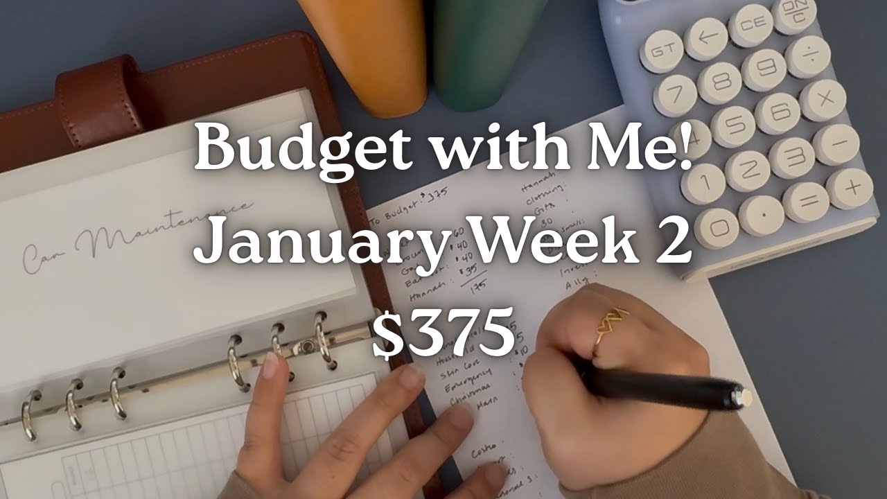 Budget With Me $375 - January Week 2